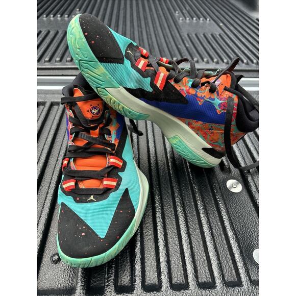 Nike Air Jordan Zion 1 Mens Basketball Shoes DA3130-800 Hyper Jade Size 9.5 - Picture 1 of 9